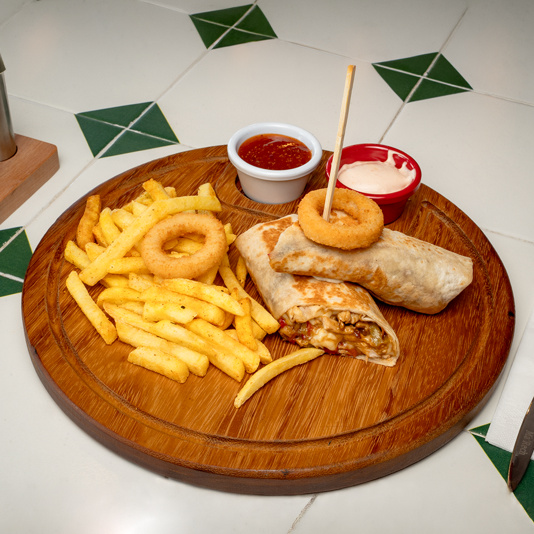 CHEDDARLI TAVUK WRAP